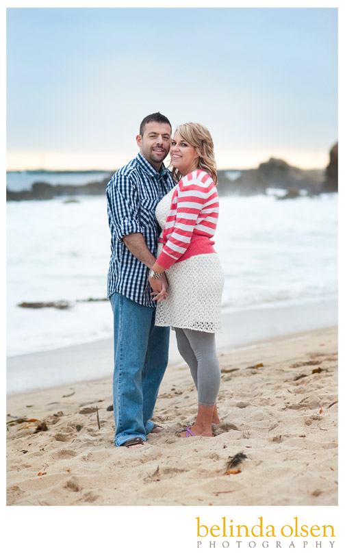 Logan_Utah_Wedding_Photographer_13 engaged couple on the California beach